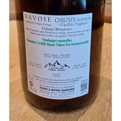 Chignin Mondeuse (vin rouge) vieille vigne