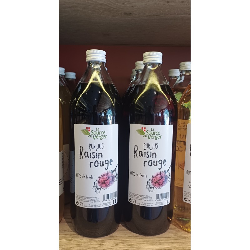 Jus de raisin rouge 1L