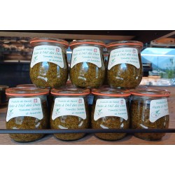 Pesto ail des ours/tomates séchées et amandes