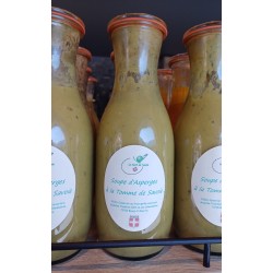 Soupe asperges tomme Savoie