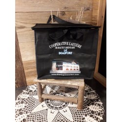 Sac isotherme tissé noir